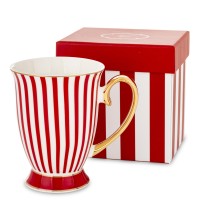 SCARLET RED STRIPE - KUBEK CZERWONE PASKI 300ML