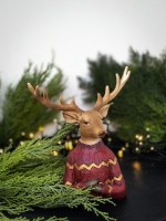 RENIFER CZERWONY SWETER