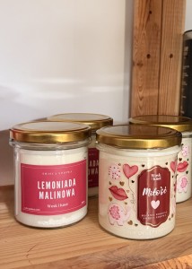 ŚWIECA SOJOWA LEMONIADA MALINOWA