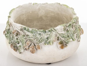 OSŁONKA DONICZKA DĘBOWE LIŚCIE 14,5 cm