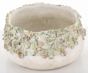 OSŁONKA DONICZKA DĘBOWE LIŚCIE 19 cm