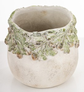 OSŁONKA DONICZKA DĘBOWE LIŚCIE 13,5 cm