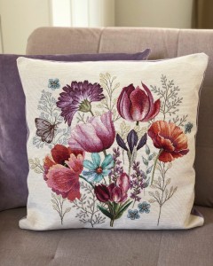 PODUSZKA GOBELINOWA TULIPANY