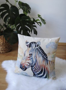 PODUSZKA GOBELINOWA ZEBRA